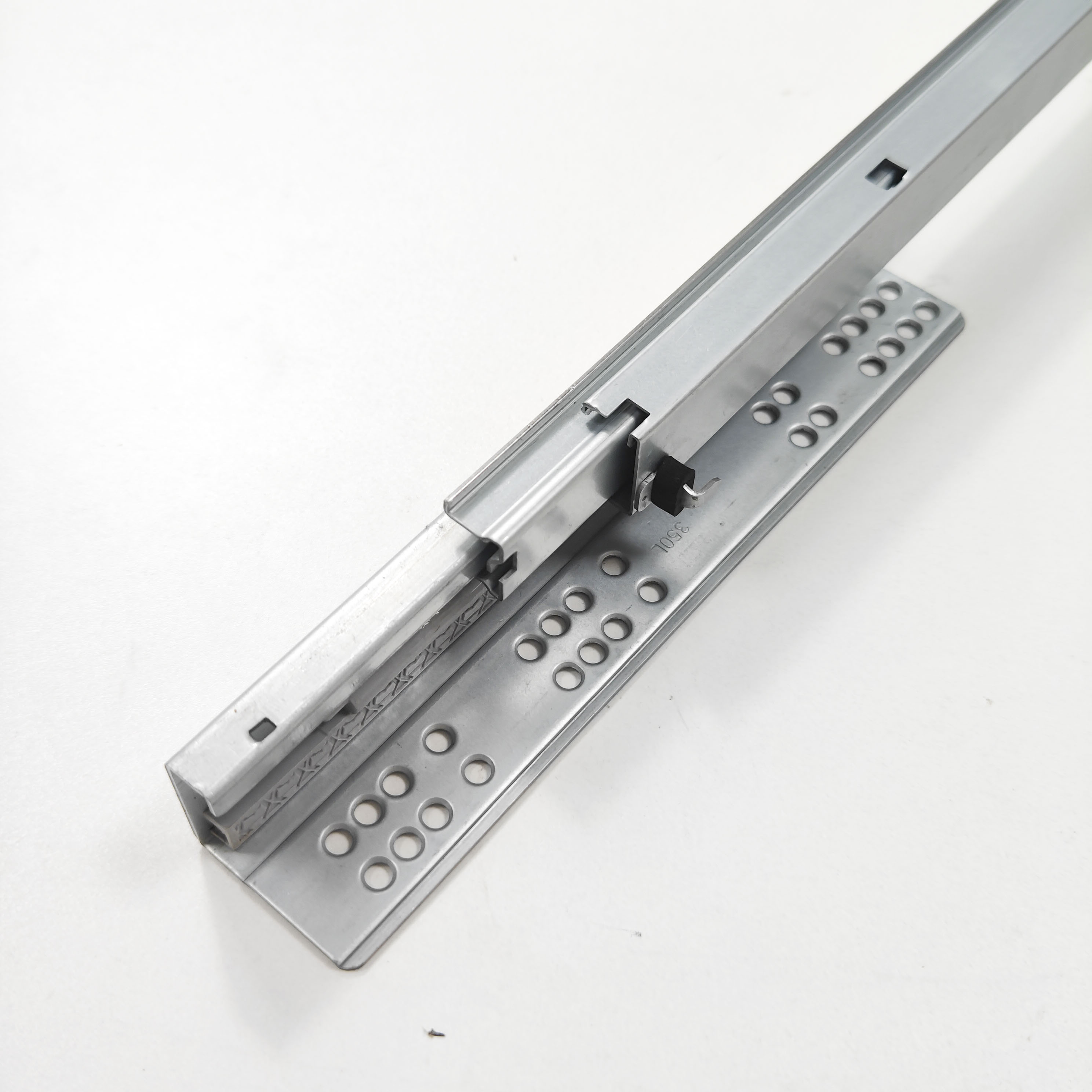 Furniture hardware 220KG ball bearing slides drawers guides locking heavy duty drawer slide rail