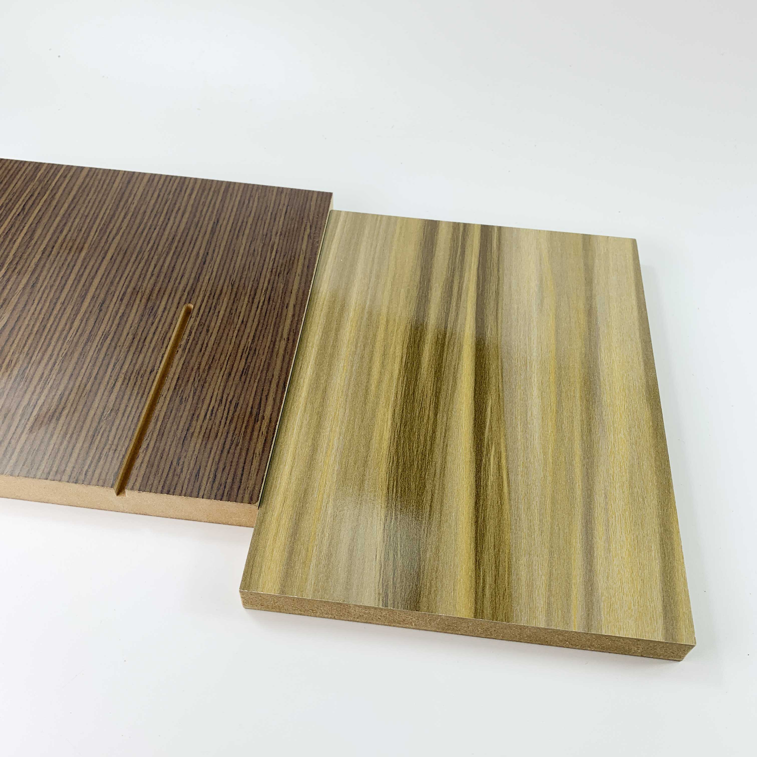 Wholesale 18mm Wood Grain Laminated MDF From China