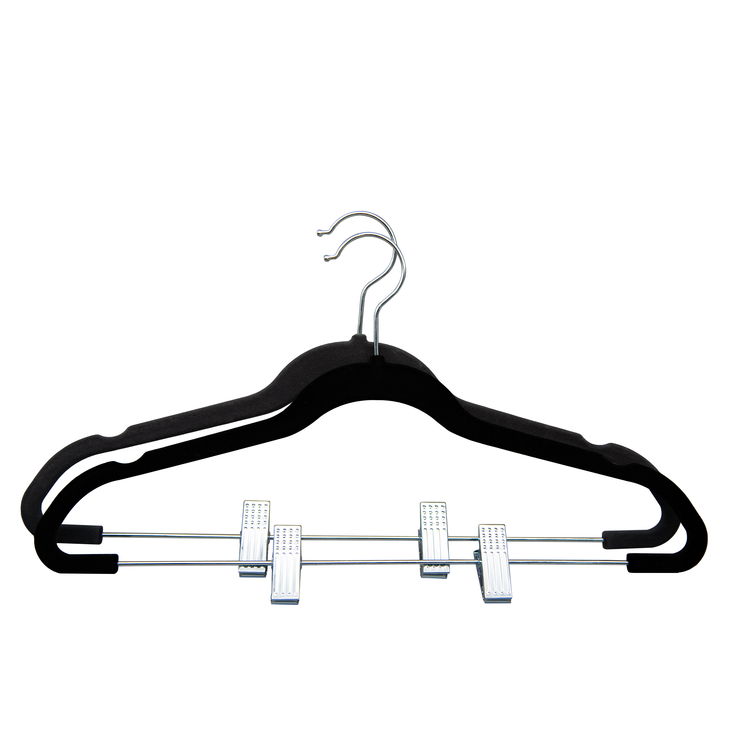 Plastic clothes hangers are commonly used items for organizing and storing clothing in homes
