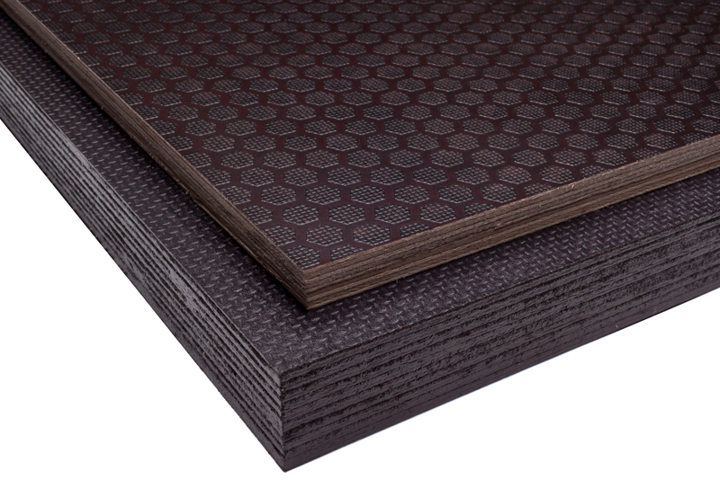 fire resistant anti-slip black film faced plywood with factory price